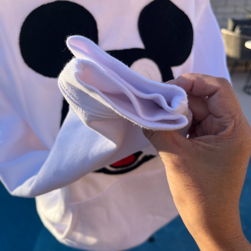 White Hoodie with Mickey Mouse Design - Picture 3 of 8